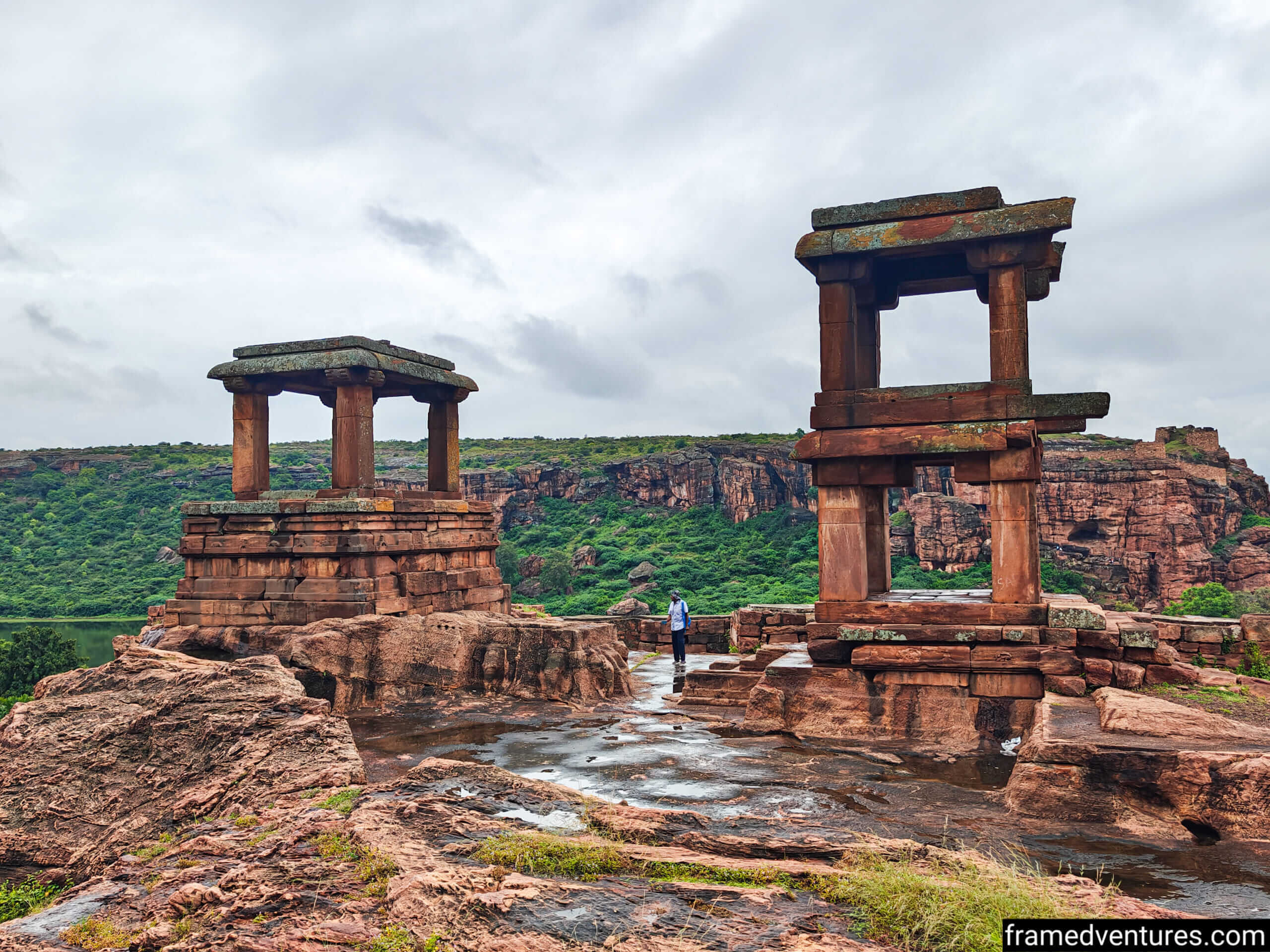 Remains of the Badami Fort