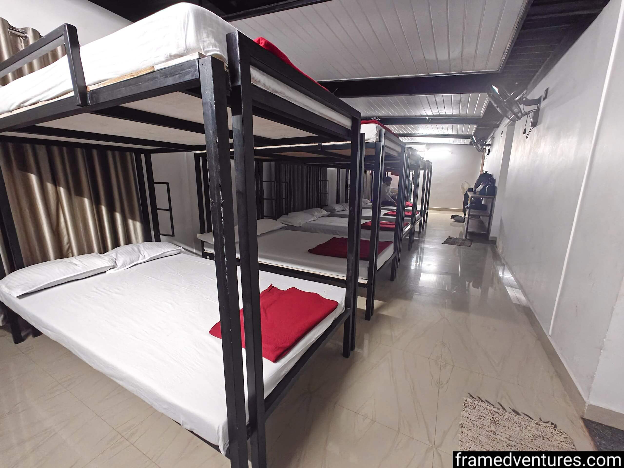 A dorm at Marayoor Holidays