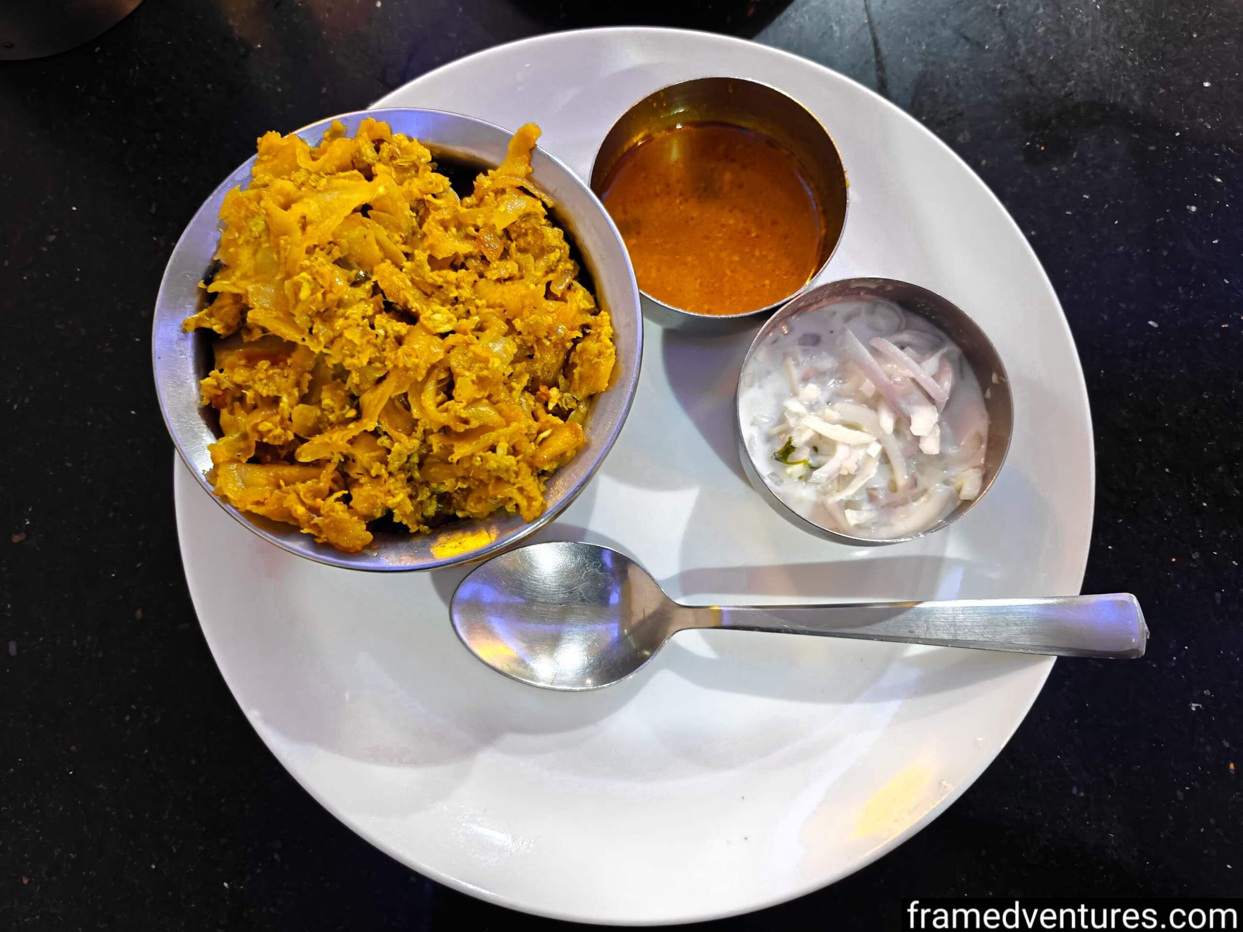 Kothu Paratha at Sandal Breeze Restaurant in Marayoor