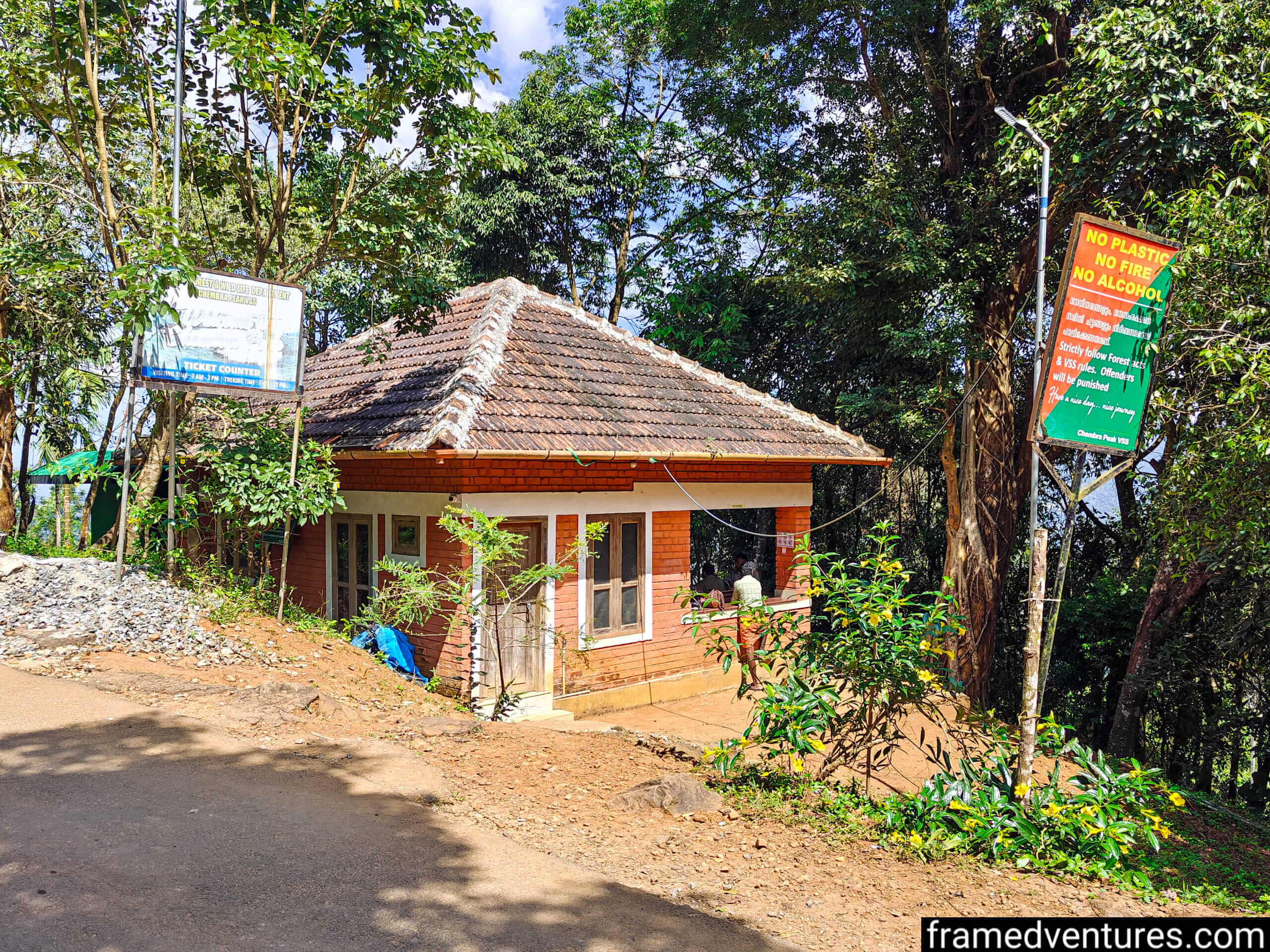 The first forest office near Chembra Peak Framedventures