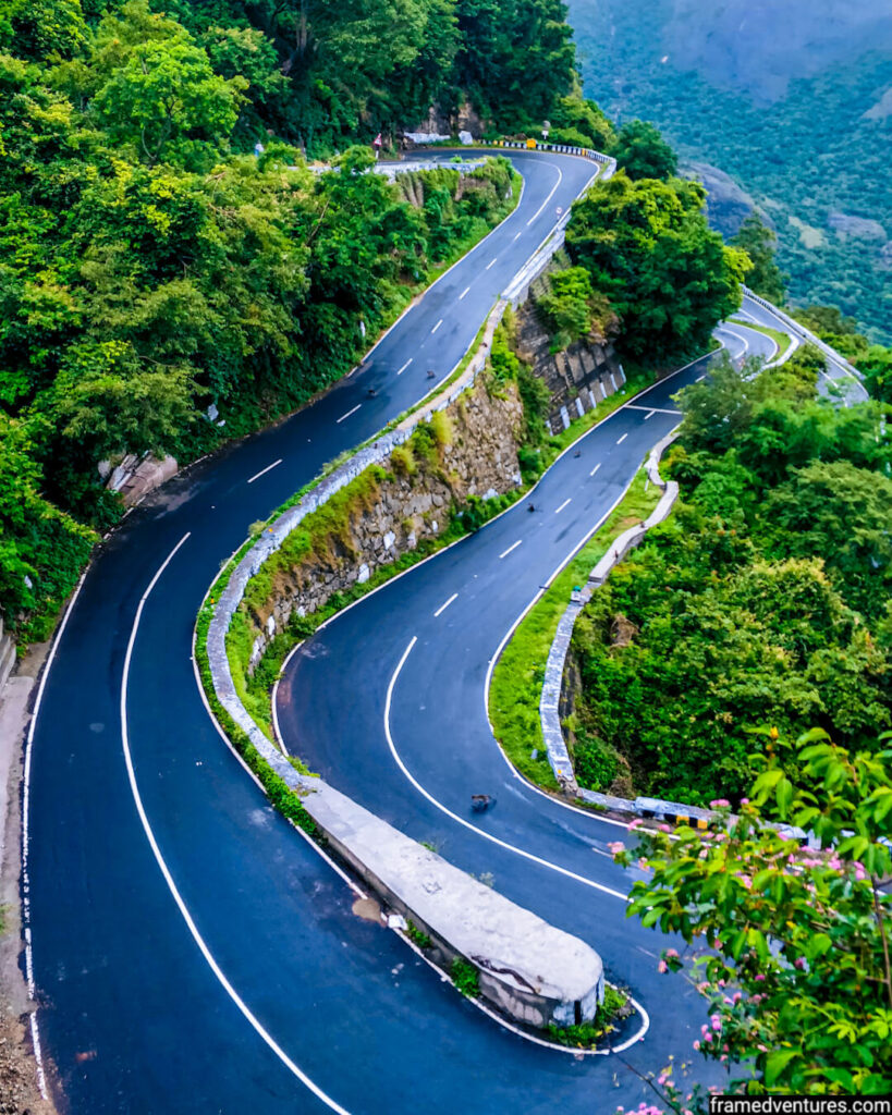 hairpin bend in valparai