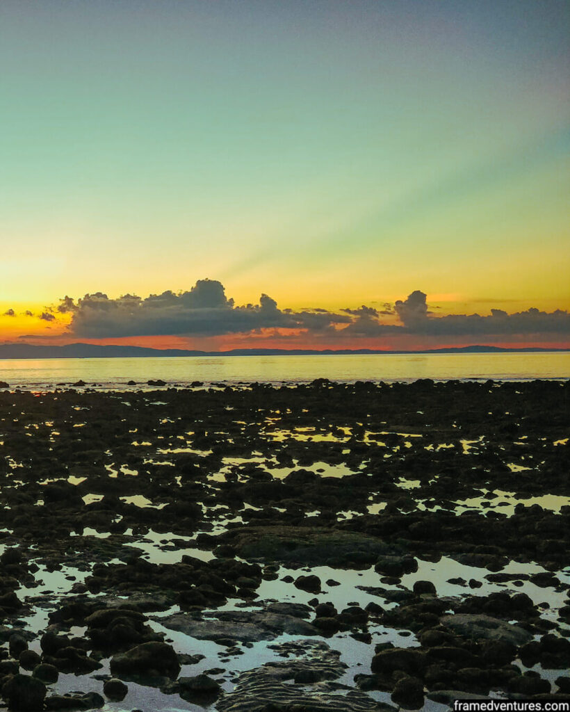 sunset at laxmanpur beach