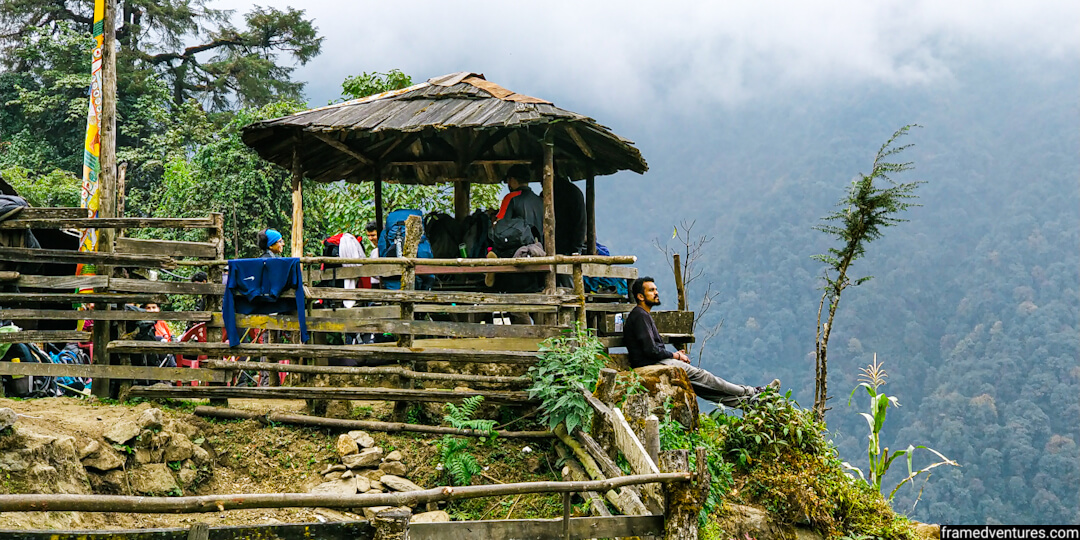 goechala trek time Framedventures